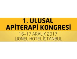 16-17 Aralık 2017 Ulusal Apiterapi Kongresi İstanbul