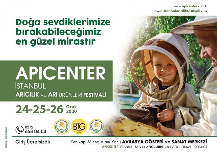 24 25 26 Ocak 2020 Istanbul Apicenter Aricilik Ve Ari Urunleri Festivali Aricilik Gazetesi Turkey Beekeeping Newspaper Guner Kayral
